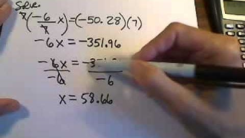 Solve algebraic equation using the multiplication principle