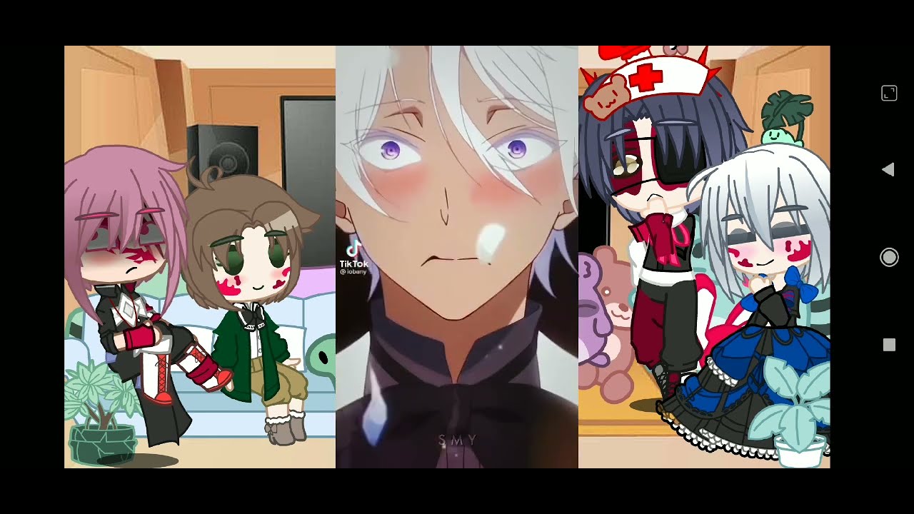 Реакция Мемуары Ванитаса на тт -Gacha club-(: