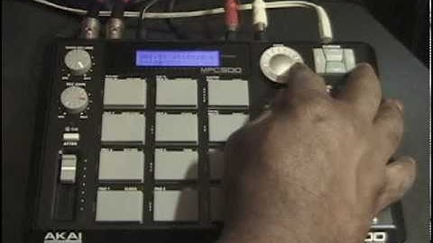 AKAI MPC 500 DVD PT quantize trk mute