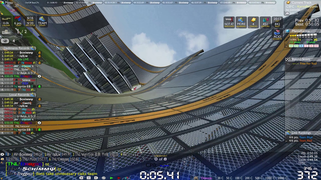 Trackmania Forever Event - CSFC - QF - Hv1 vs TNL3 (4K60/2160p60)