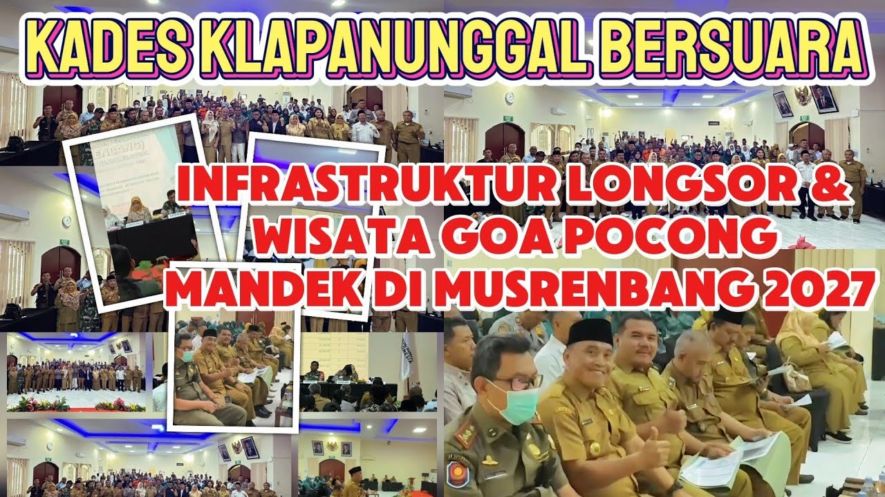KADES KLAPANUNGGAL BERSUARA! INFRASTRUKTUR LONGSOR & WISATA GOA POCONG MANDEK DI MUSRENBANG 2027