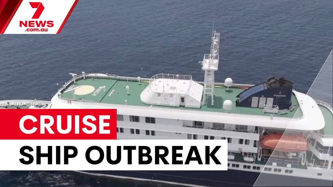 Four Australians trapped on cruise ship amid deadly Hantavirus outbreak | 7NEWS