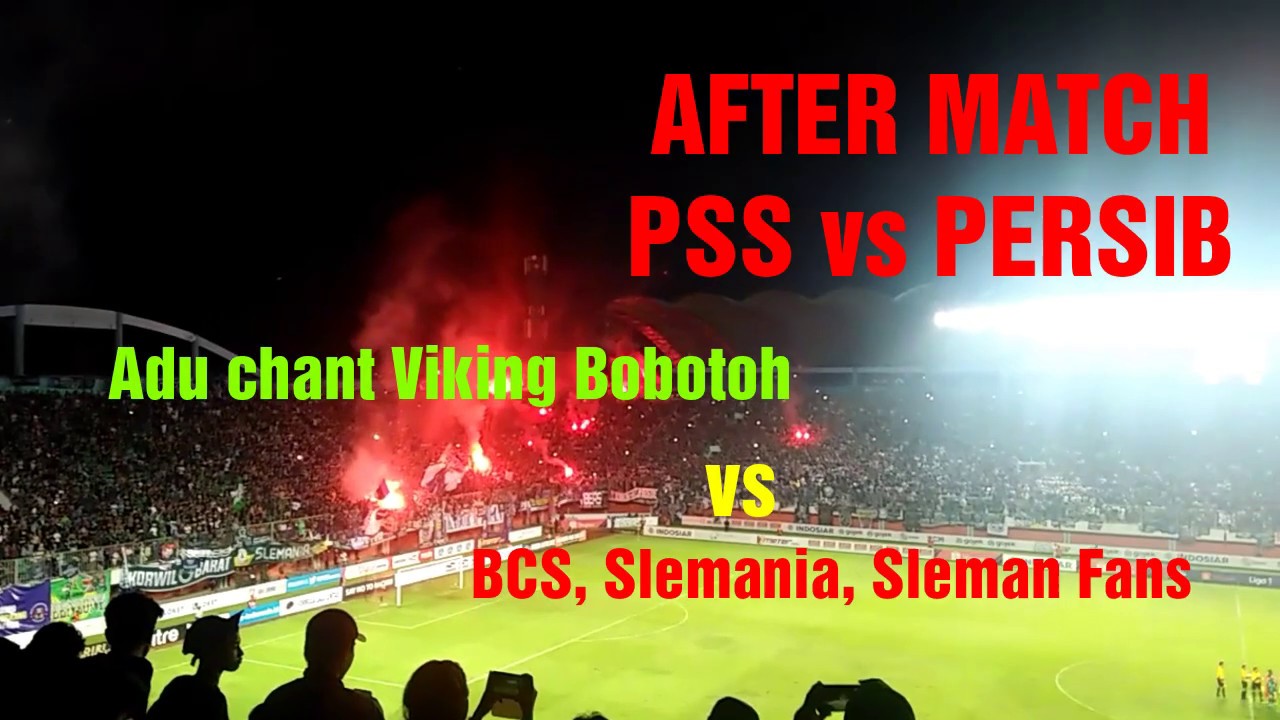 VIKING BOBOTOH FLARE - BCS FULL Chant dan After Match PSS Sleman vs
