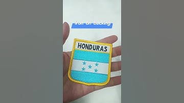 Custom Fabric Embroidered Patch Clothing Badges Sew on Embroidery Patches For Garment