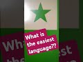 The easiest language in the world 🌎     #esperanto