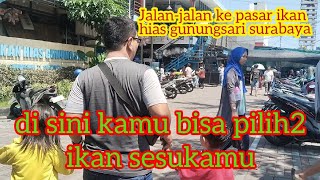 di sini kamu bisa pilih ikan kesukaan!!pasar ikan hias gunung sari surabaya!!!