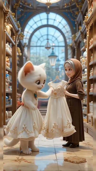 comel jadi orang kaya #cat #animasi #cartoon #funny #animation #comedy #cat #cute #kucing