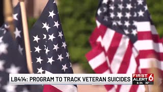 Nebraska bill proposes program to track veteran suicides