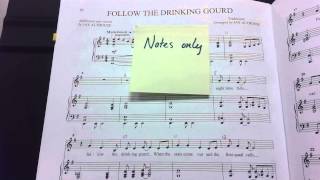 Follow the Drinking Gourd notes alone low