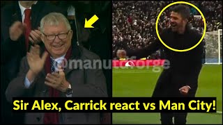 Sir Alex and Carrick reaction to Mbeumo & Dorgu GOAL vs Man City