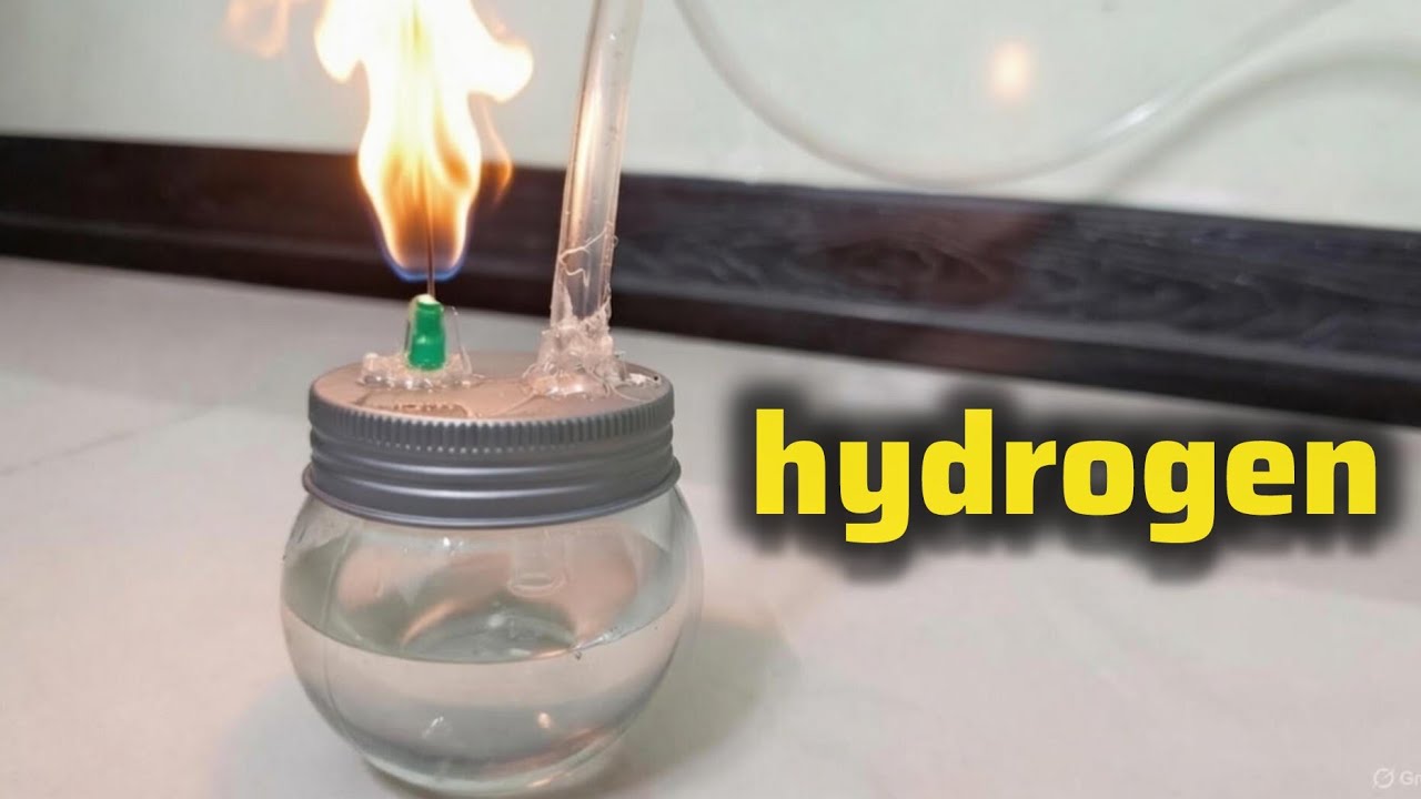 I Turned Water Into Fire 🔥 (Hydrogen Gas)