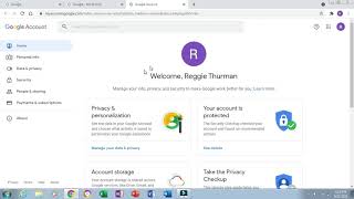 Google Account Data & Privacy Settings