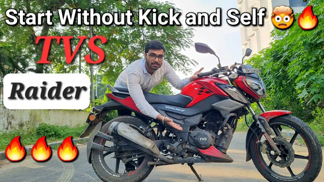 How to Start TVS Raider 125 Without Kick and Self When the Battery is