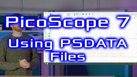 PicoScope 7 -  Using PSDATA Files