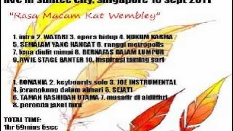 10 inspirasi taming sari Wings Live In Singapore 16 Sept 2011 ( audience recording )