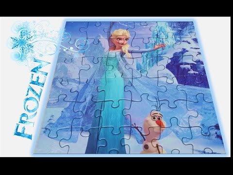 Disney Frozen puzzle - rompecabezas de Frozen - puzzle de Elsa y Olaf ...