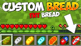 Minecraft, But There are Custom Breads || Minecraft Mods || Minecraft gameplay