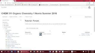 Using the Forums in Moodle
