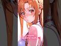 Asuna from SAO. Best Waifu ❤️‍🔥Sword Art Online edit