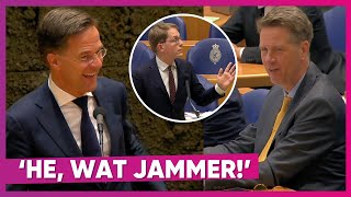 Rutte en Bosma lachen FvD-Kamerlid uit