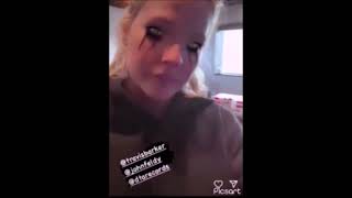 Avril Lavigne's Instagram stories week of 10/3/22 to 10/9/22