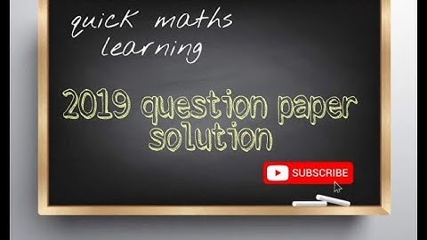 Wcs 2019 question paper solution-1st year