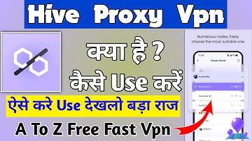 Hive Proxy Vpn || Hive Proxy Vpn Kaise Use Kare || How To Use Hive Proxy Vpn