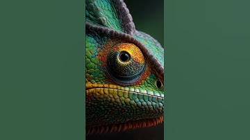 The Living Kaleidoscope 🦎 | Eye of the Chameleon in 4K Macro