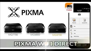 Pixma Wifi Direct on MG7700, MG6800, MG5700 series (30 seconds)