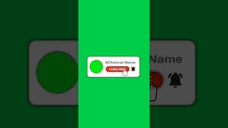 Subscribe And Bell Icon Intro Green Screen No Copyright