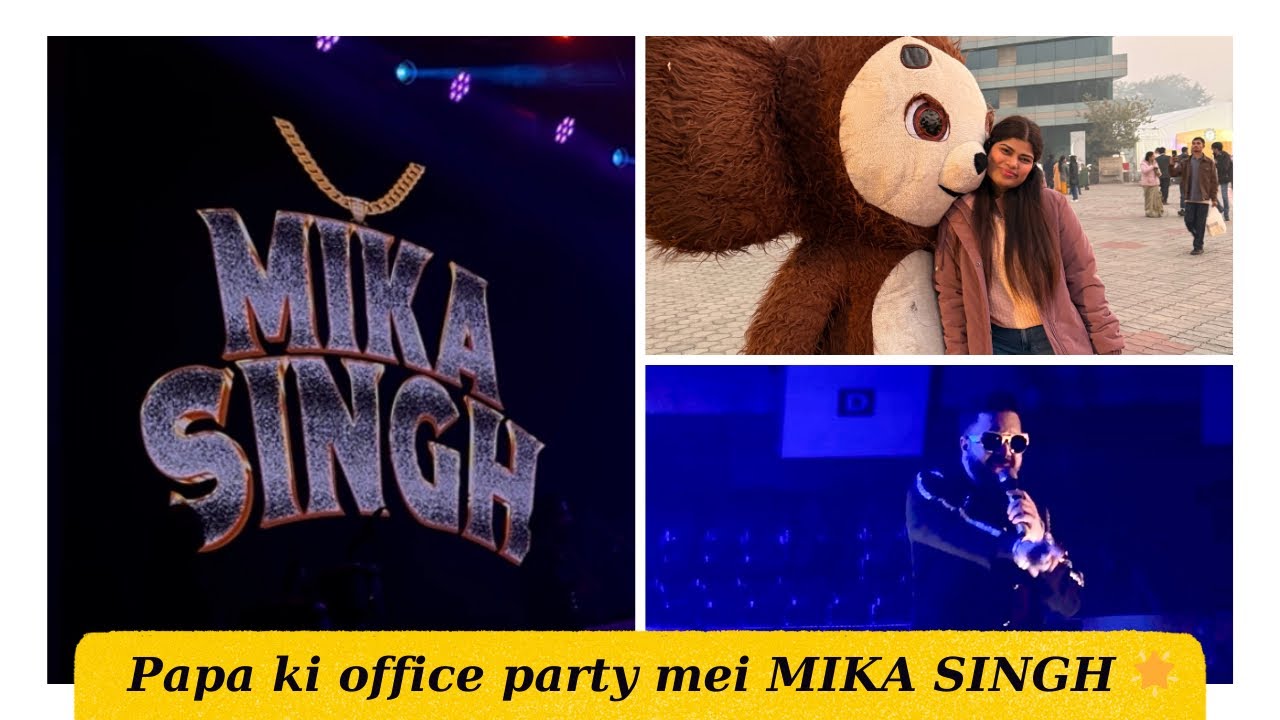 MIKA SINGH concert for the 2nd time !! ❤️ What a day 🫶🏻