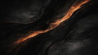 Moody Dark Abstract 4K TV Art | Matte Black & Copper Luxury Screensaver | No Sound Ambient Decor