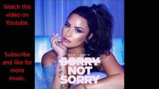 Demi Lovato, Sorry not Sorry.  (Audio) MusicSongs