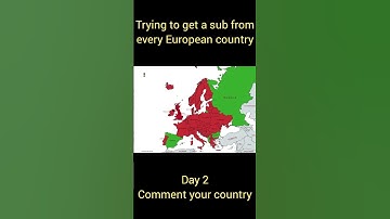 Trying to get sub from every European country, Day 2. #europe #shorts #country