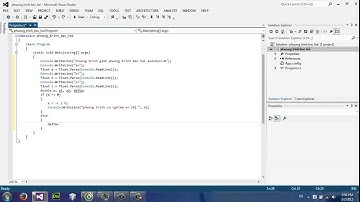 Lập trình C# cơ bản-Bài 3 :if - else và giải phương trình bậc 2