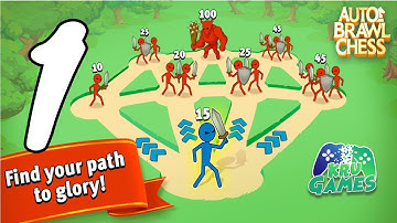 Auto Brawl Chess: Battle Royale Gameplay Walkthrough #1 (Android, IOS)