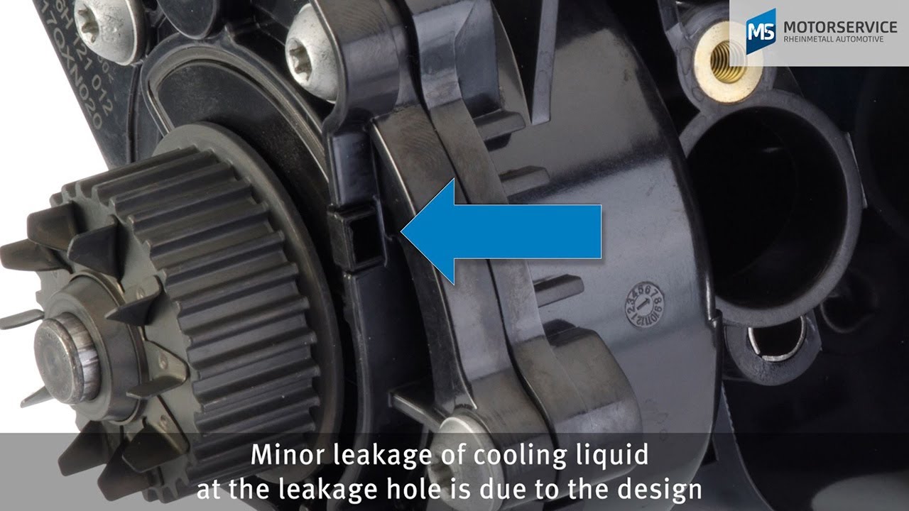 Danger of breakage Install water pumps from Audi, Seat, Škoda and VW