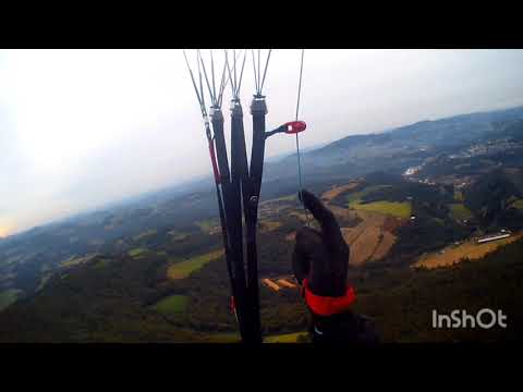 Voo N:27  Clube Vale Do Vinho De Parapente, Escola de Ensino "Parapente West Fly" Tangará sc