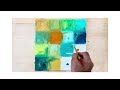Simple Geometric Abstract Art 🎨 | Beginner-Friendly Relaxing Painting (Episode 01)