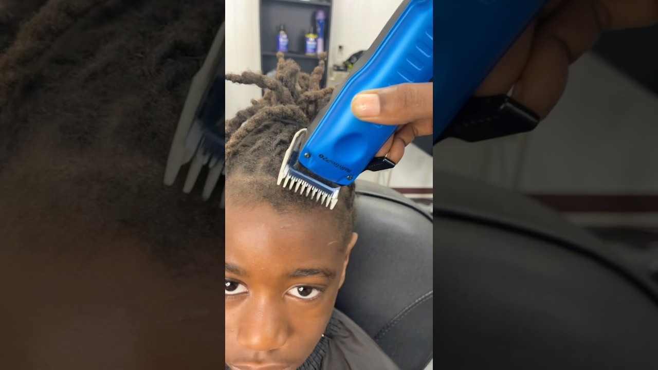 Best fade for kids wit dreads👨‍🎤 Low Taper Fade ☄️💈 
