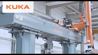 KUKA linear robot: Versatility for highest demands in handling, palletizing and more