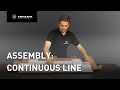 Trilux parelia  assembly continuous line