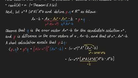 Linear System Theory - 06 Matrices as linear maps - part 3/3