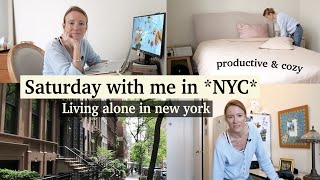 LIVING ALONE in NYC: a Saturday with me at home & on the Upper East Side  new york diaries vlog