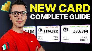 Power BI New Card Visual: Beginner to Advanced!