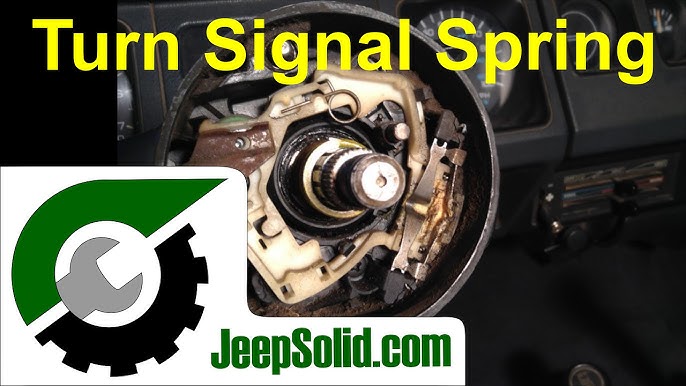 Jeep Wrangler YJ - Install a new Turn signal switch #poweraddictscrew  #jeepwrangleryj #jeepyj - YouTube