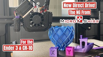 Microswiss NG  - New Direct drive for the Ender 3 and CR 10!