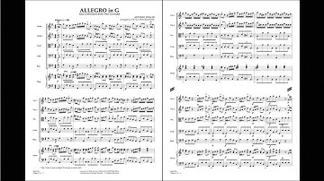 Allegro in G by Antonio Vivaldi/arranged by Steven Frackenpohl