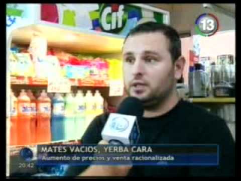 Yerba más cara y racionalizada