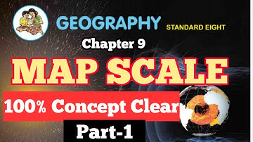 Class 8 | Chapter 9 Map Scale | Geography || Maharashtra Board